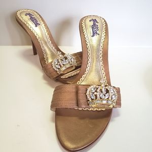Rare bejeweled NEW shoes.